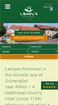 Mobile Screenshot of lampes-posthotel.de